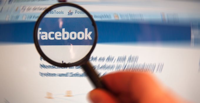 Lupe auf Social Network Logo
